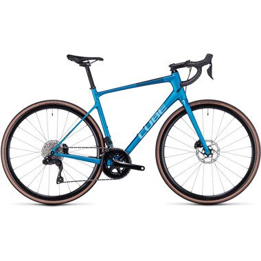 CUBE ATTAIN GTC SLX DISC Shimano 105 Di2 R7150 34/50 Road Bike Blue 2023 0